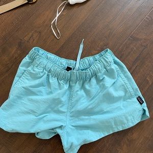 Blue Patagonia shorts